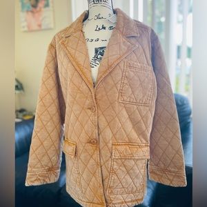Young Fabulous & Broke Womens Jacket - Walker Quilted Jacket Large